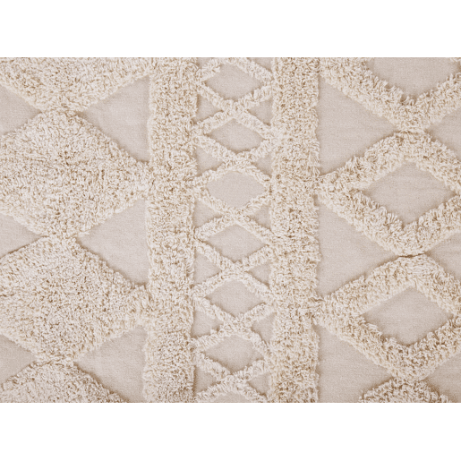 Tapete DIDIM Creme 140 x 200 cm Algodão