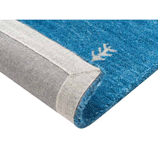 Tapete CALTI Azul escuro 160 x 230 cm Lã Gabbeh Tapete CALTI Azul escuro 160 x 230 cm Lã Gabbeh