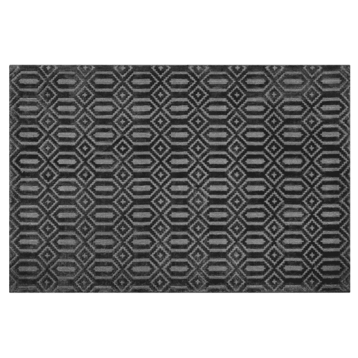 Tapete ADATEPE Cinzento escuro 140 x 200 cm Viscose