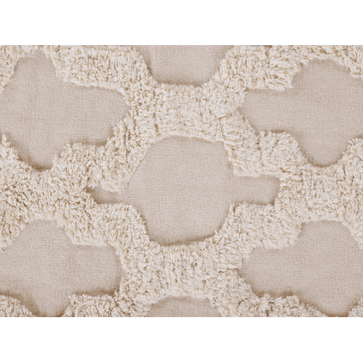 Tapete SULUOVA Creme 140 x 200 cm Algodão