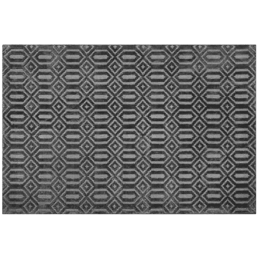 Tapete ADATEPE Cinzento escuro 160 x 230 cm Viscose