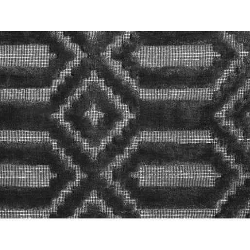 Tapete ADATEPE Cinzento escuro 160 x 230 cm Viscose