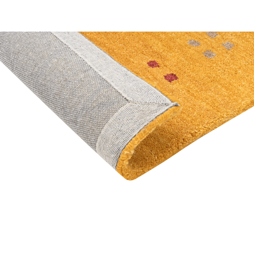 Tapete AKALAN Amarelo 160 x 230 cm Lã Gabbeh Tapete AKALAN Amarelo 160 x 230 cm Lã Gabbeh