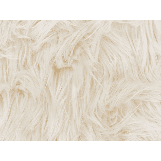 Tapete de pelo sintético MAMUNGARI Creme 60 x 180 cm