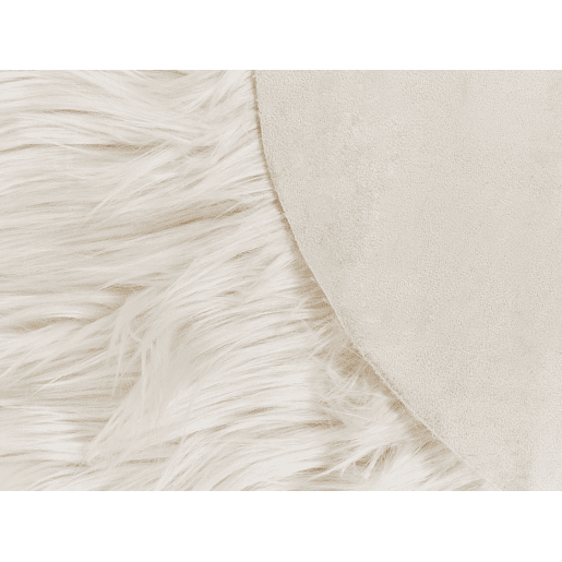 Tapete de pelo sintético MAMUNGARI Creme 60 x 180 cm