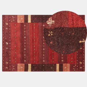 Tapete SINANLI Multicolor 140 x 200 cm Lã Gabbeh