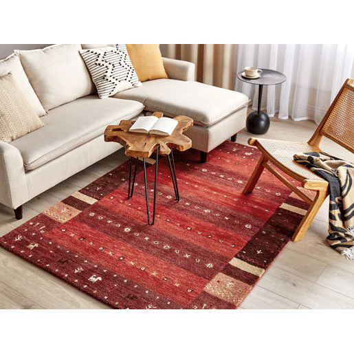 Tapete SINANLI Multicolor 140 x 200 cm Lã Gabbeh