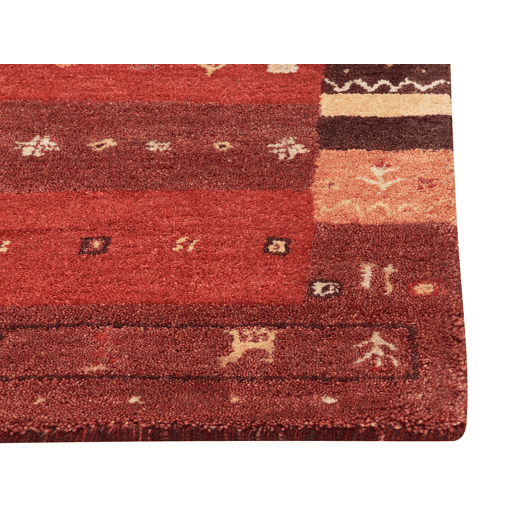 Tapete SINANLI Multicolor 140 x 200 cm Lã Gabbeh