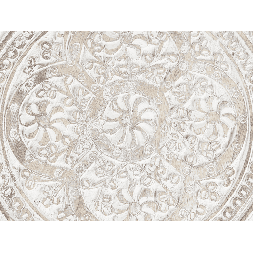 Mesa de apoio JAMBIA Mangueira de mangueira Branco creme
