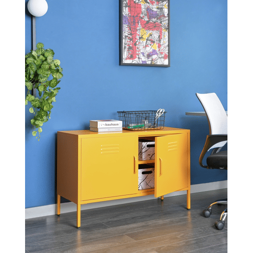 Arrumação de escritório URIA Metal Amarelo