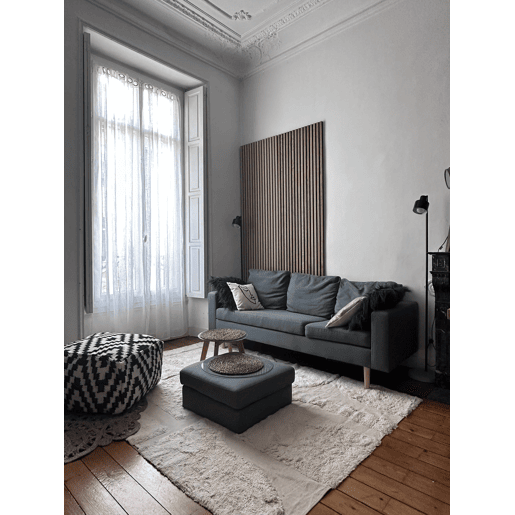 Tapete DIYADIN Creme 140 x 200 cm Algodão