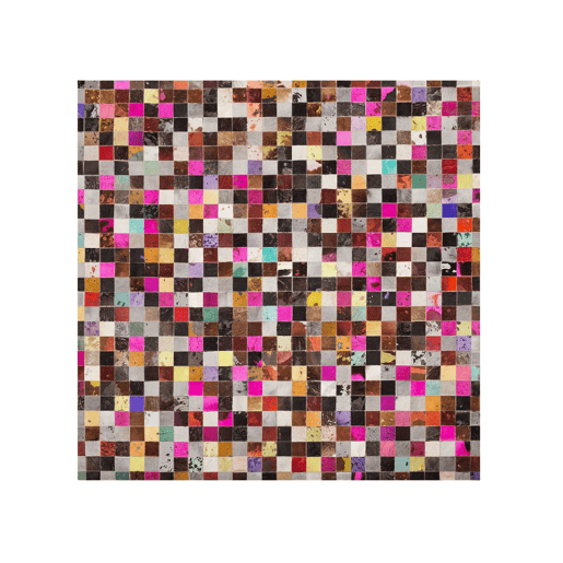 Tapete ENNE Multicolor 200 x 200 cm Pele Tapete ENNE Multicolor 200 x 200 cm Pele