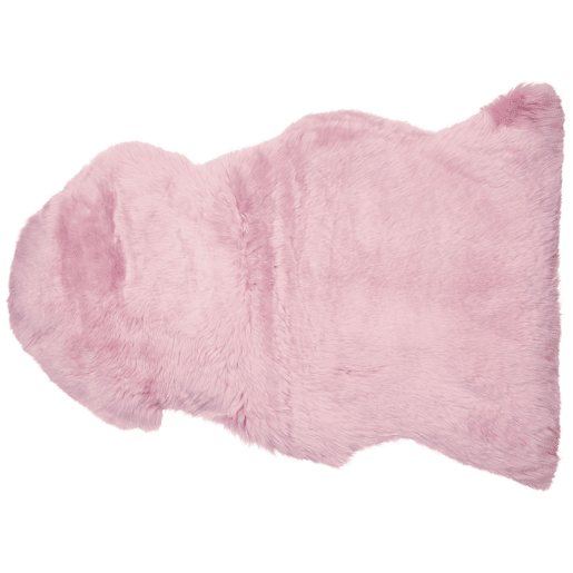 Tapete em pele de ovelha ULURU Rosa 65 x 110 cm