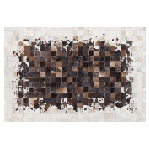Tapete OKCULU Castanho 140 x 200 cm Pele