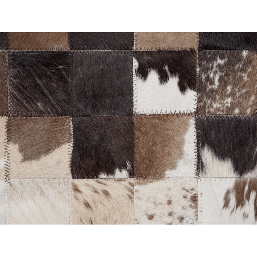 Tapete OKCULU Castanho 140 x 200 cm Pele