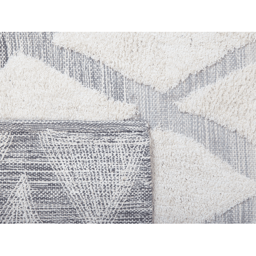 Tapete PENDIK Creme claro 80 x 150 cm Algodão