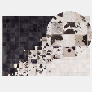Tapete KEMAH Preto 140 x 200 cm Pele