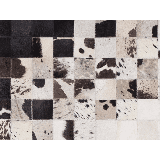 Tapete KEMAH Preto 140 x 200 cm Pele