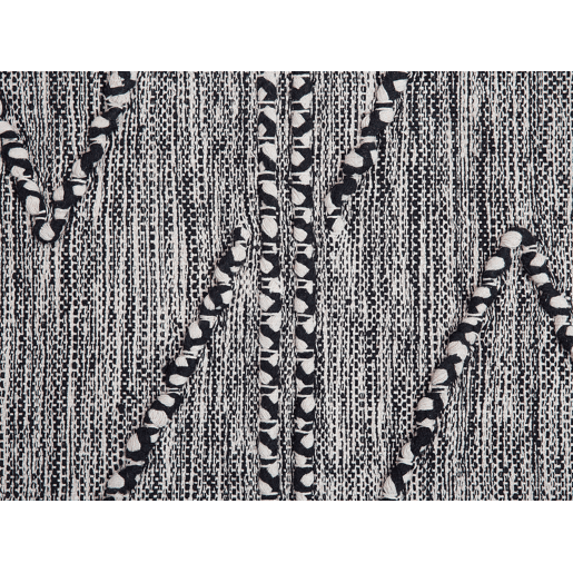 Tapete TERMAL Preto 80 x 150 cm Algodão