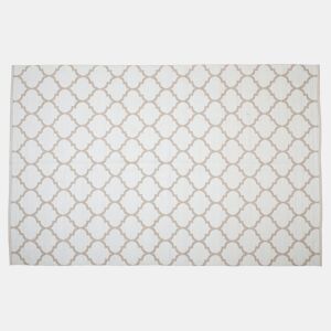 Tapete de exterior AKSU Creme 140 x 200 cm Reversível