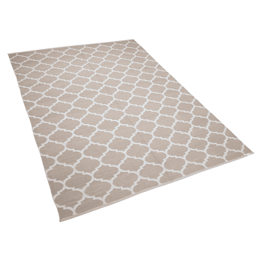 Tapete de exterior AKSU Creme 140 x 200 cm Reversível