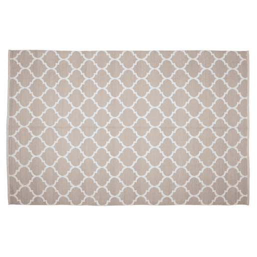 Tapete de exterior AKSU Creme 140 x 200 cm Reversível