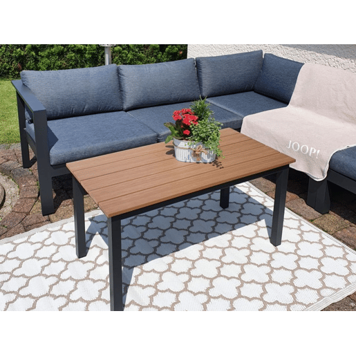 Tapete de exterior AKSU Creme 140 x 200 cm Reversível