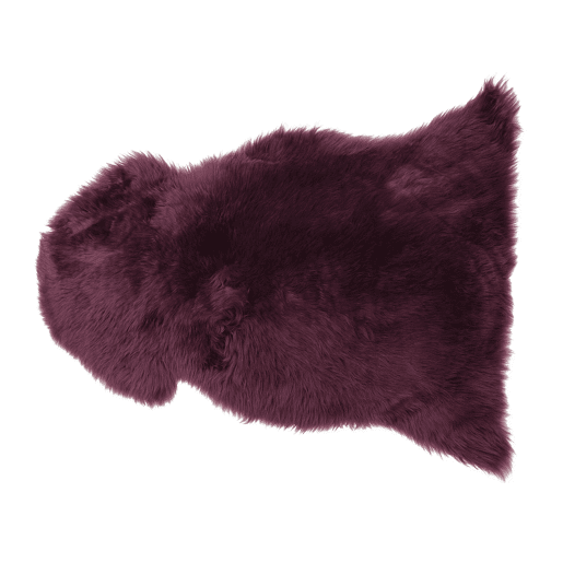 Tapete em pele de ovelha ULURU Roxo 65 x 110 cm