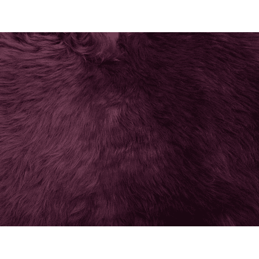 Tapete em pele de ovelha ULURU Roxo 65 x 110 cm