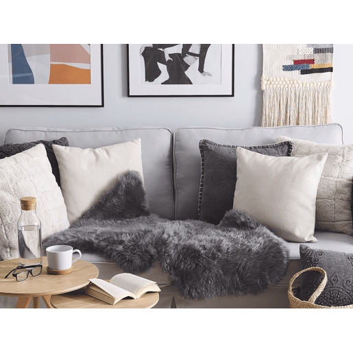 Beliani Decoração em pele de ovelha ULURU