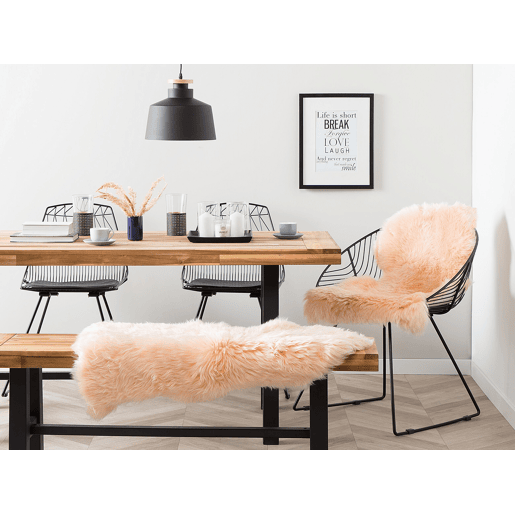 Beliani Decoração em pele de ovelha ULURU