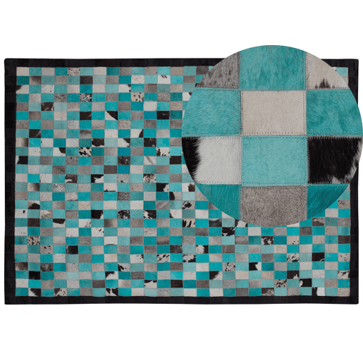 Tapete NIKFER Turquesa 160 x 230 cm Pele