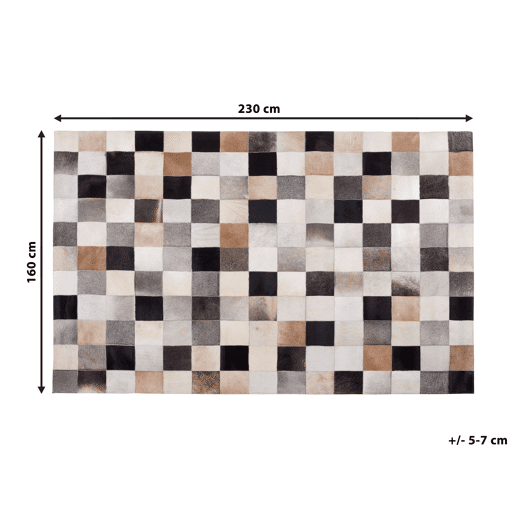 Tapete SOKE Multicolor 160 x 230 cm Pele