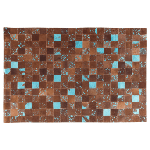 Tapete ALIAGA Castanho 160 x 230 cm Pele