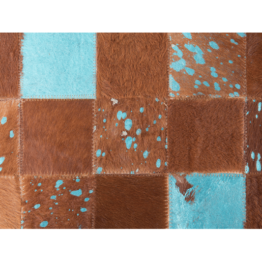 Tapete ALIAGA Castanho 160 x 230 cm Pele