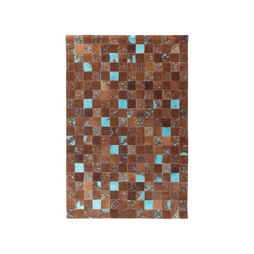 Tapete ALIAGA Castanho 160 x 230 cm Pele