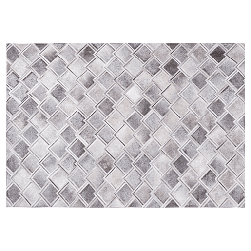 Tapete AGACLI Cinzento 140 x 200 cm Pele