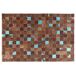 Beliani Retazos ALIAGA 140x200 Beliani Retazos ALIAGA 140x200 Turquesa