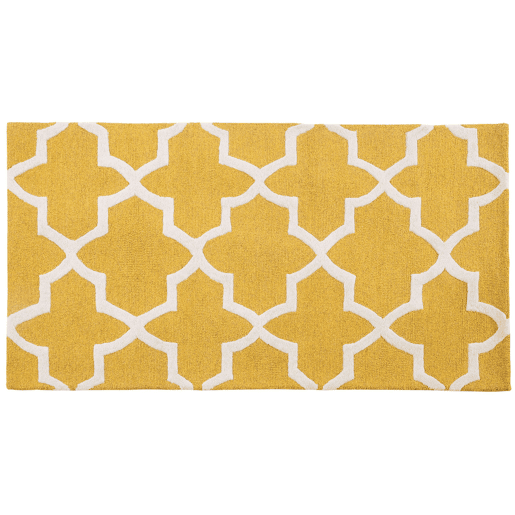 Tapete SILVAN Amarelo 80 x 150 cm Lã