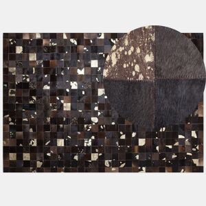 Tapete BANDIRMA Castanho 160 x 230 cm Pele