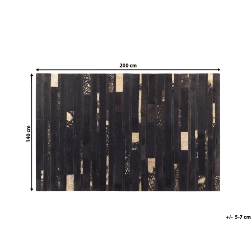 Tapete ARTVIN Castanho 140 x 200 cm Pele