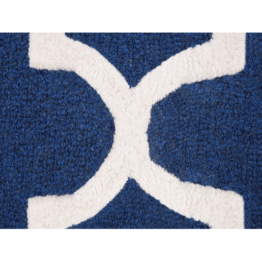 Tapete SILVAN Azul marinho 140 x 200 cm Lã