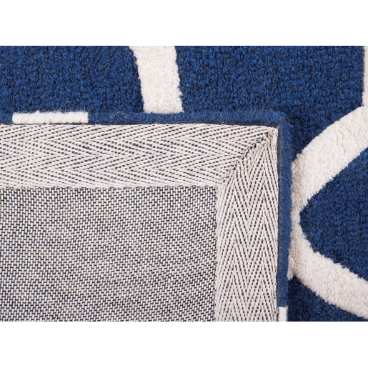 Tapete SILVAN Azul marinho 140 x 200 cm Lã