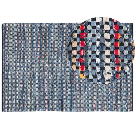 Tapete ALANYA Multicolor 160 x 230 cm Algodão