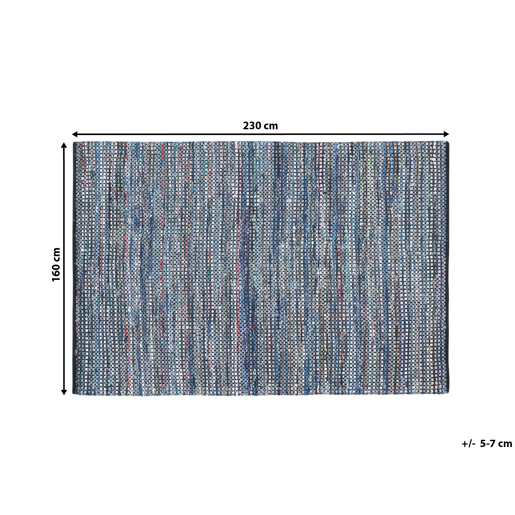 Tapete ALANYA Multicolor 160 x 230 cm Algodão