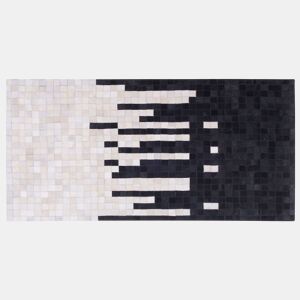 Tapete BOLU Preto 80 x 150 cm Pele