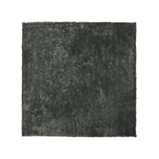 Tapete felpudo EVREN Cinzento escuro 200 x 200 cm