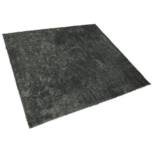 Tapete felpudo EVREN Cinzento escuro 200 x 200 cm