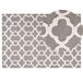 Beliani De pelo corto ZILE 140x200 Beliani De pelo corto ZILE 140x200 Gris Claro