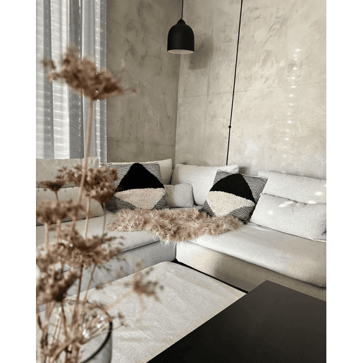 Beliani Decoração em pele de ovelha MUNGO